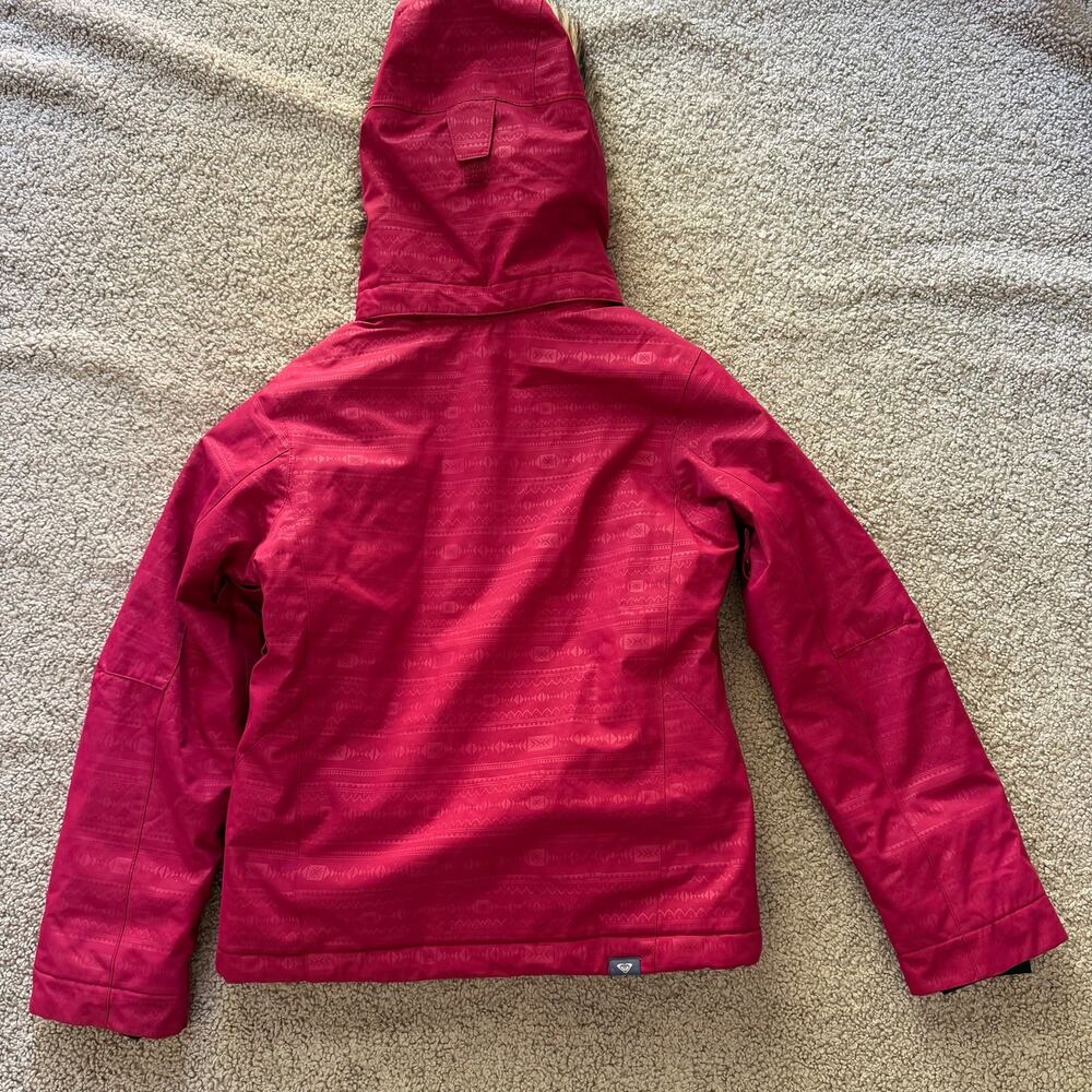 Roxy American Pie Girls Snowboard Ski Jacket Plum Dry Flight Sz M (10) - Picture 6 of 10